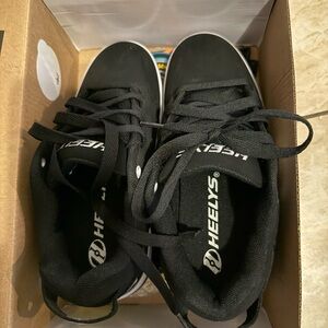 Heelys Black and White Wheeled Shoes